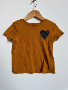 Old Navy Short Sleeve Tee with Black Heart
